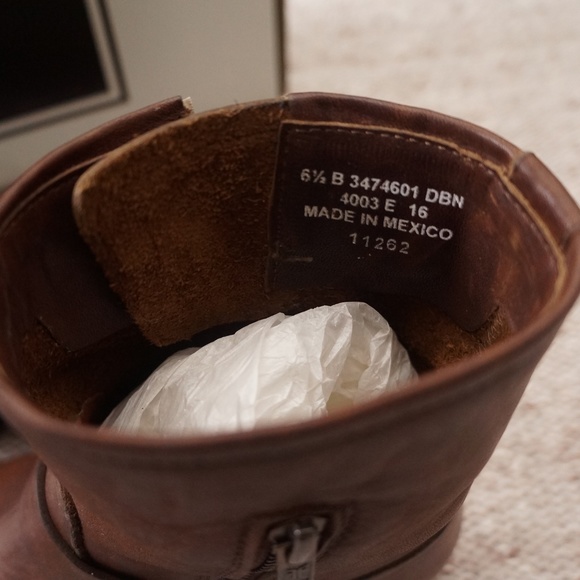 Frye brown Vicky Engineer boots - Picture 7 of 8